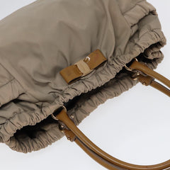 Salvatore Ferragamo Convertible Bow Satchel Nylon