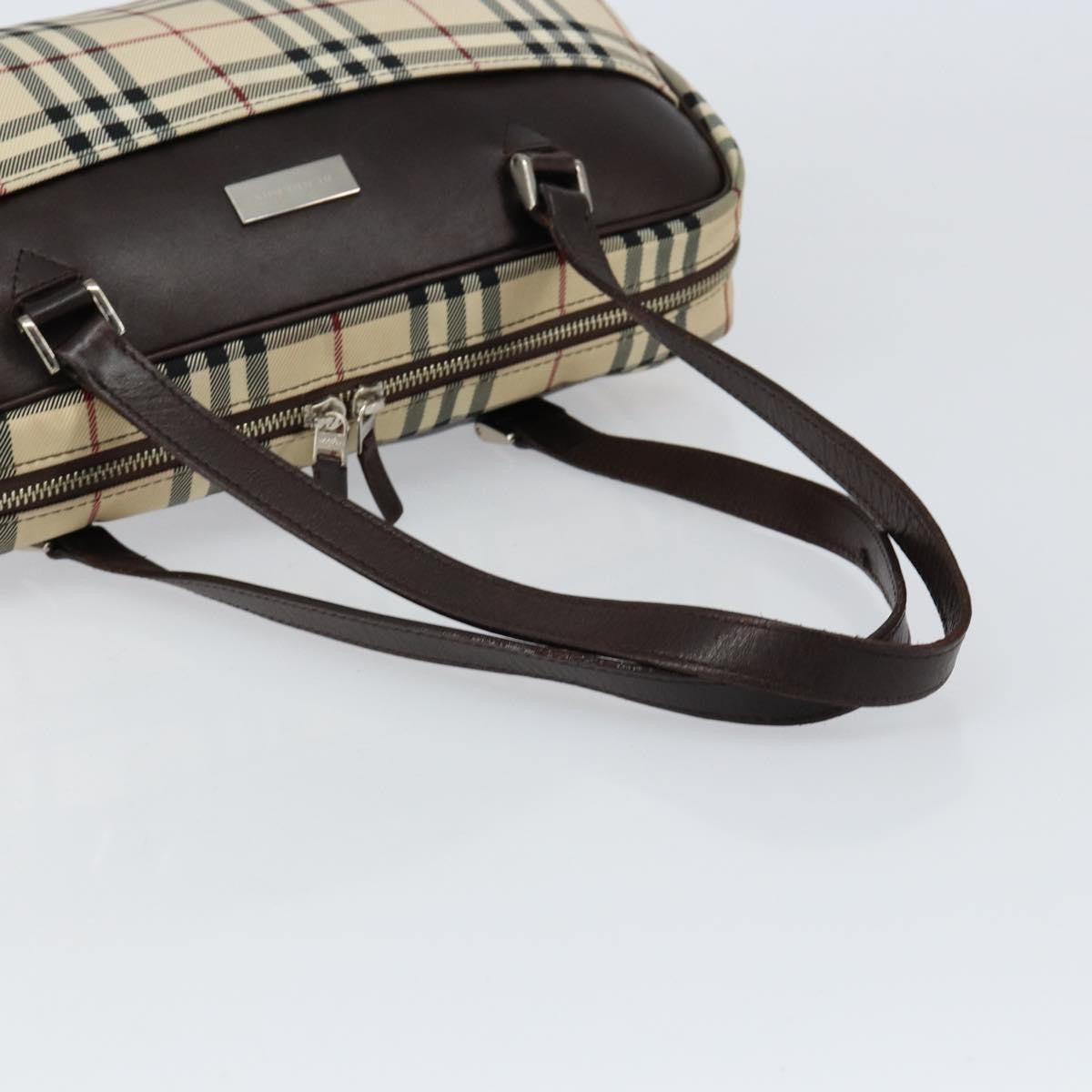 Burberry Nova Check Tote Canvas and Leather