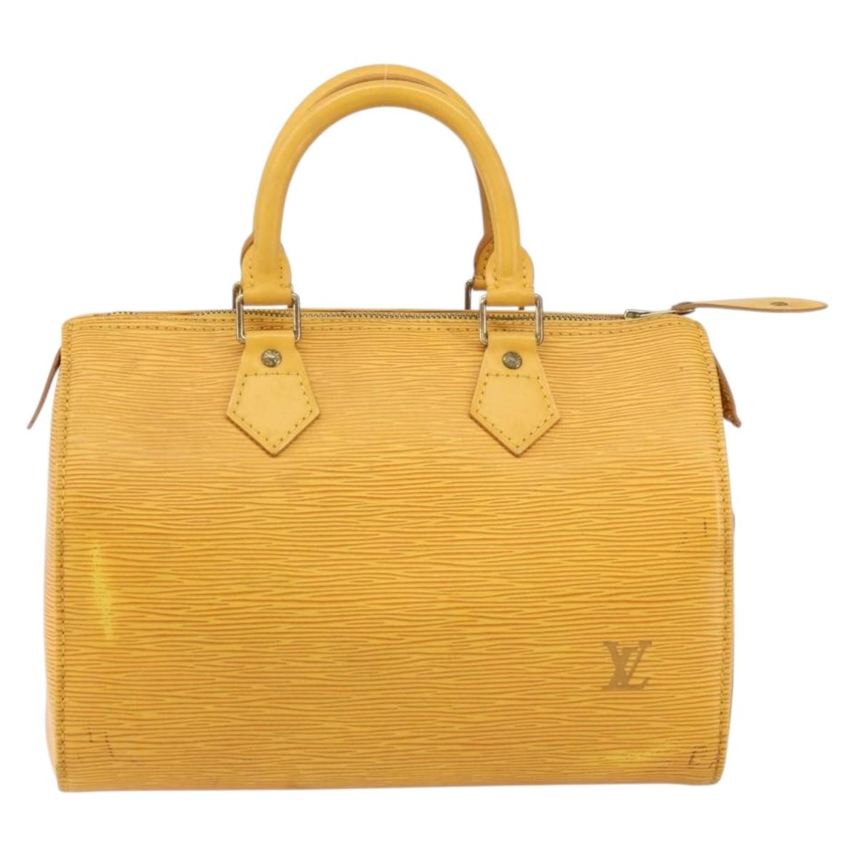 Louis Vuitton Speedy Handbag Epi Leather