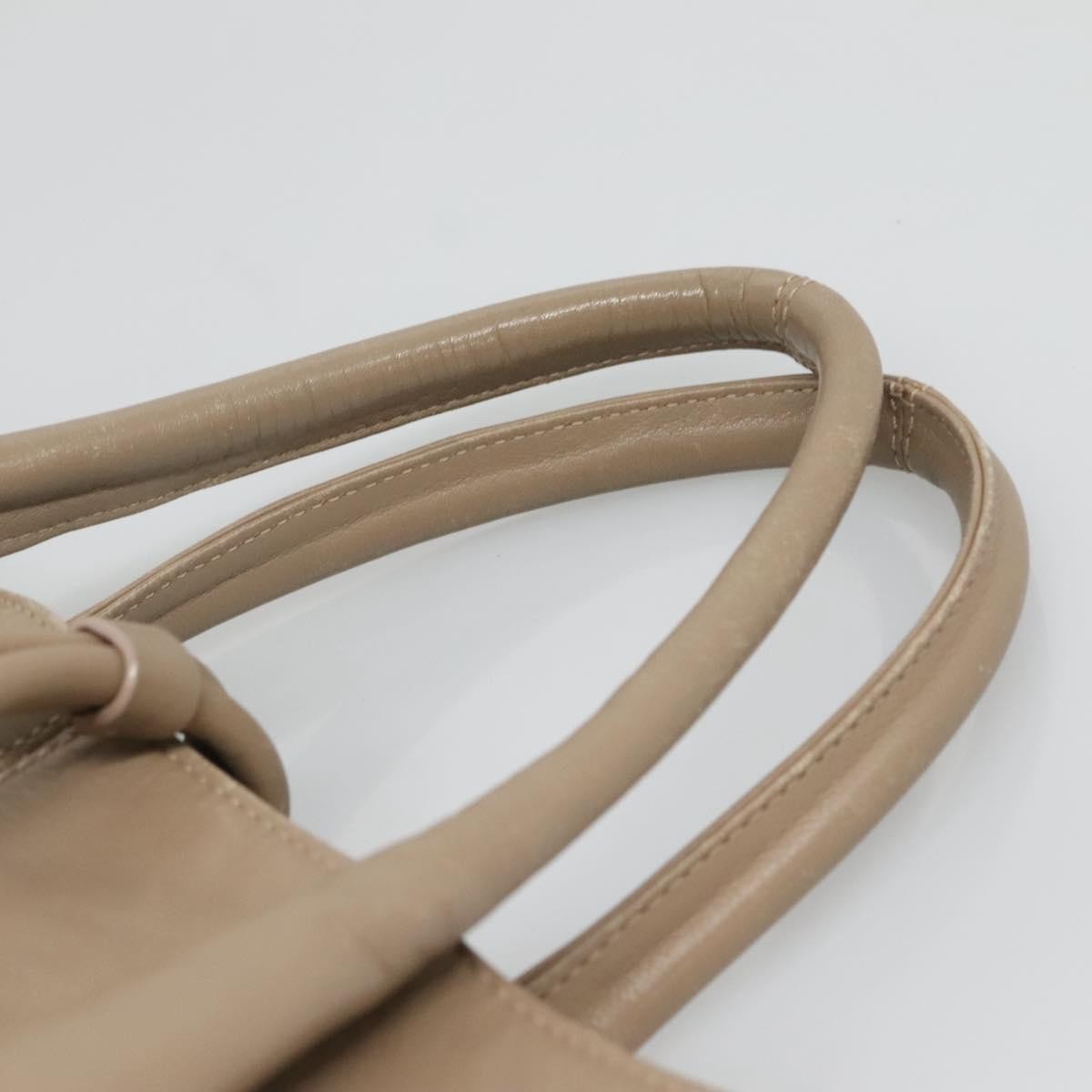 Burberry Horn Toggle Tote Leather