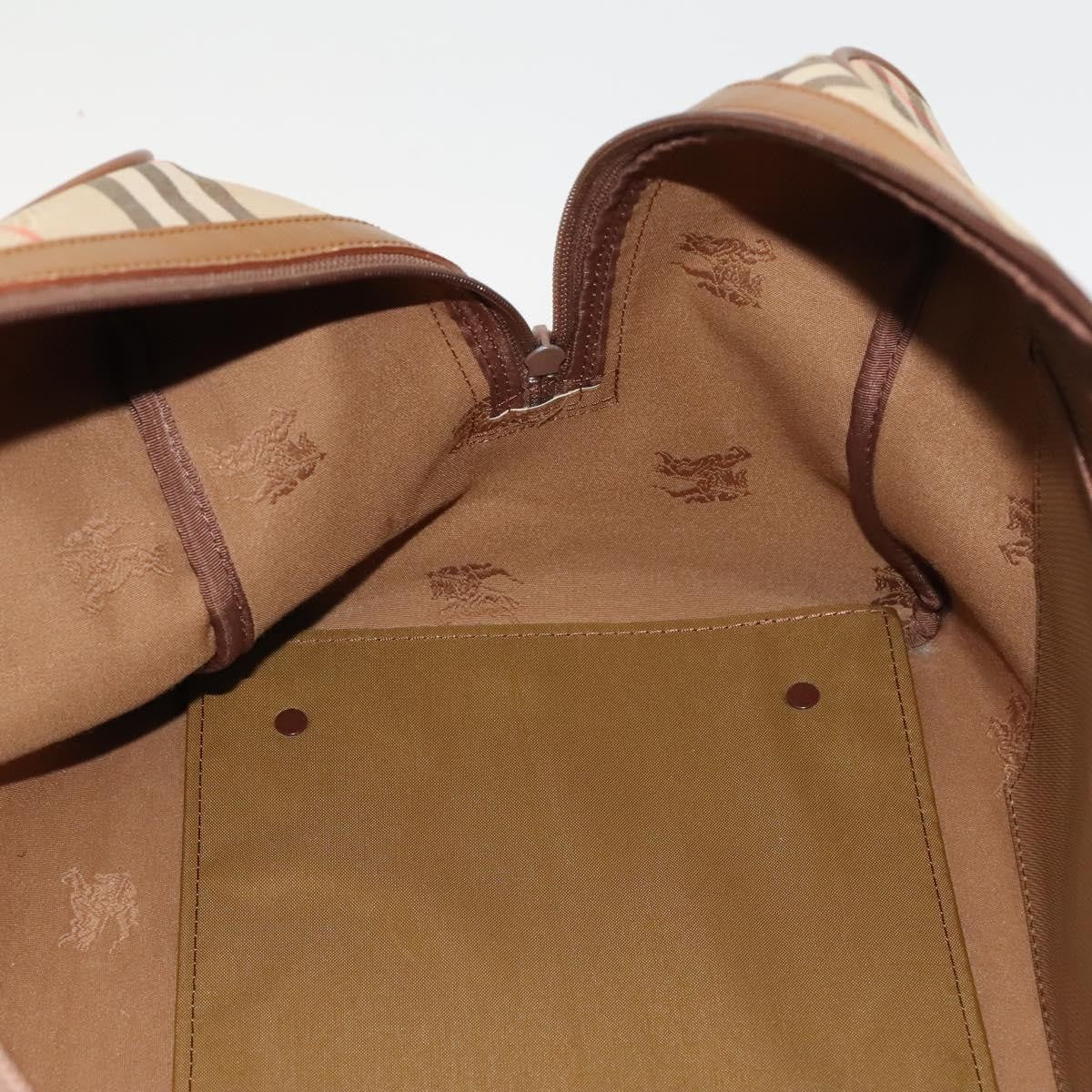 Burberry Vintage Duffle Bag Horseferry Check Canvas