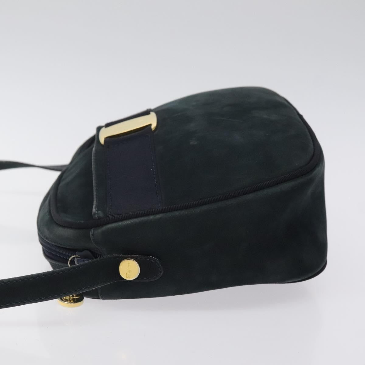 Salvatore Ferragamo Vala Shoulder Bag Suede