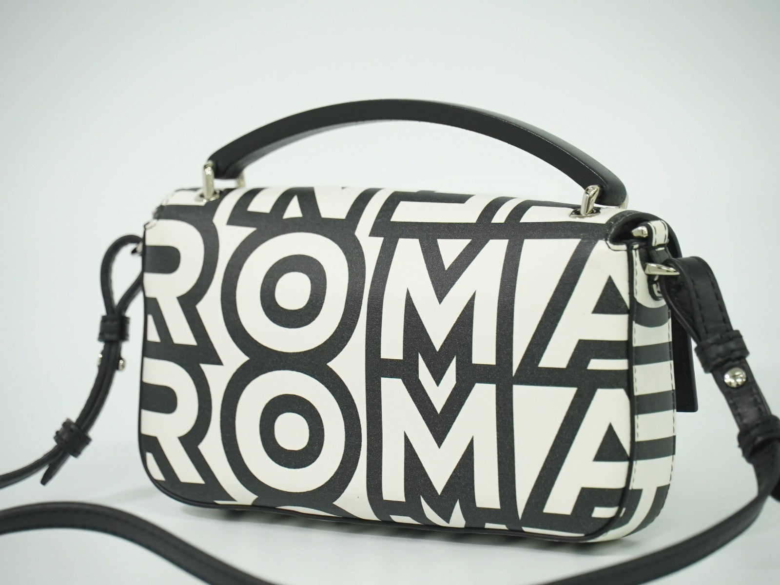 Fendi x Marc Jacobs Baguette NM Bag Printed Leather