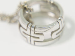 Bvlgari Parentesi Pendant Necklace 18K White Gold