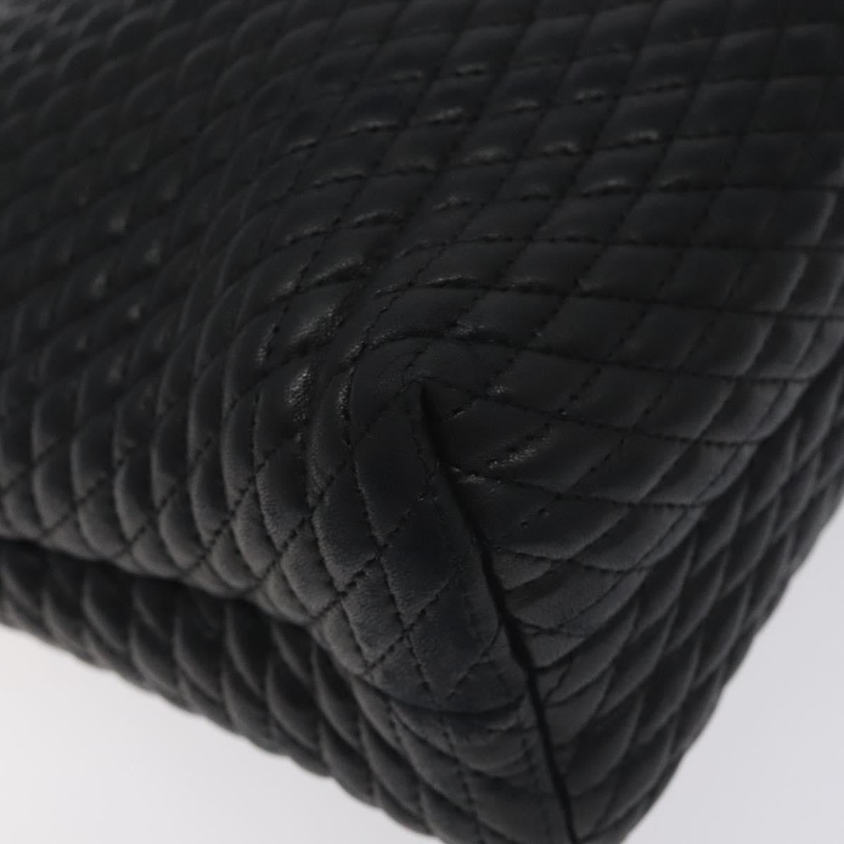 Bally Vintage Chain Shoulder Bag Quilted Leather