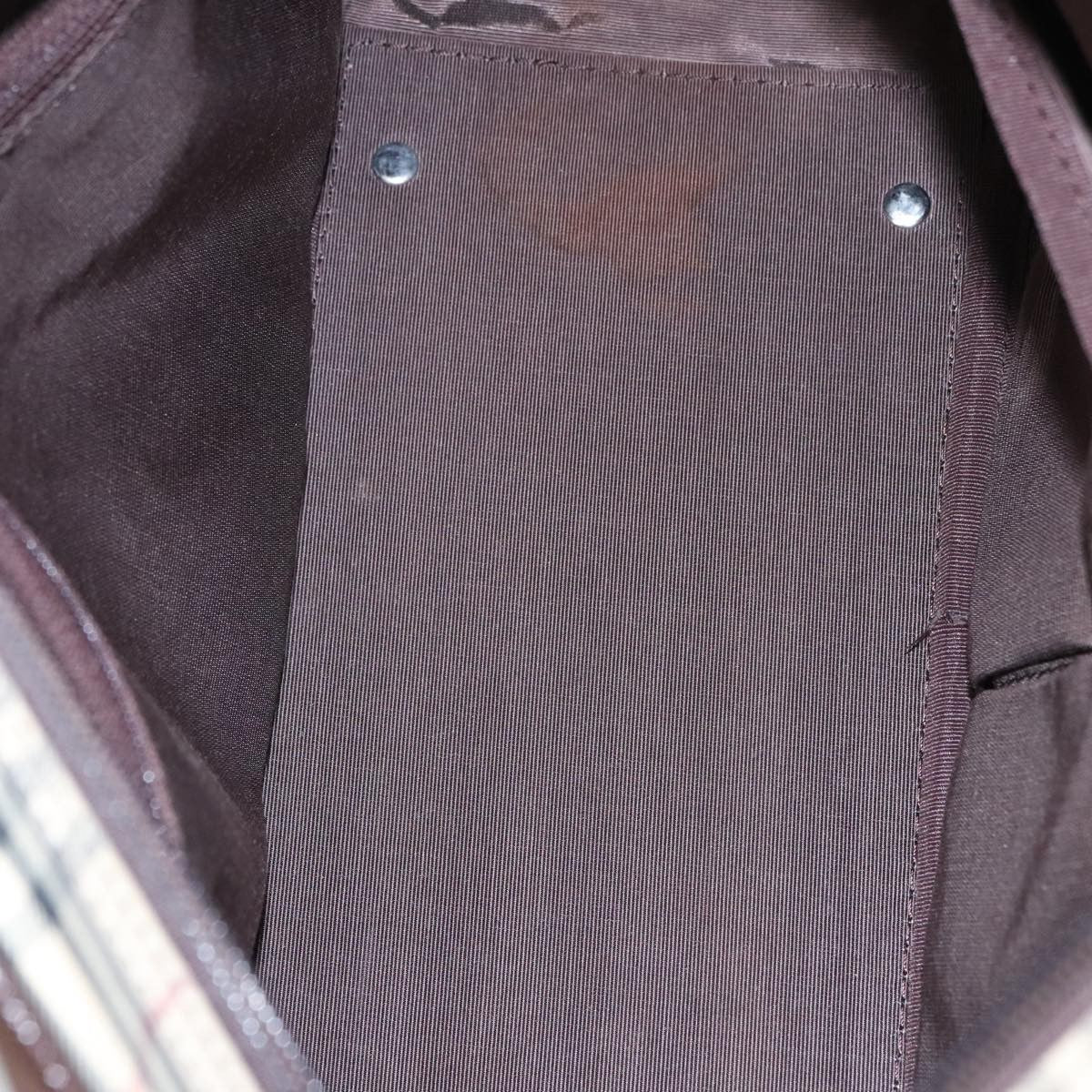 Burberry Nova Check Bowling Bag Canvas