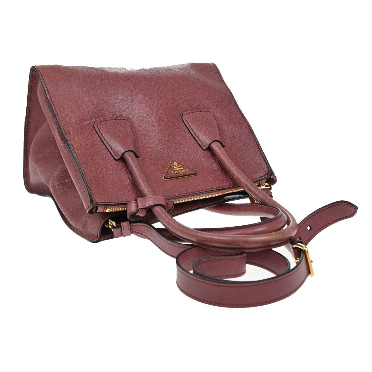 Prada Cuir Double Tote Saffiano Leather