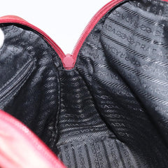 Prada Zip Around Tote Tessuto