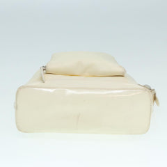 Gucci Vintage Bamboo Backpack Nylon and Patent Leather