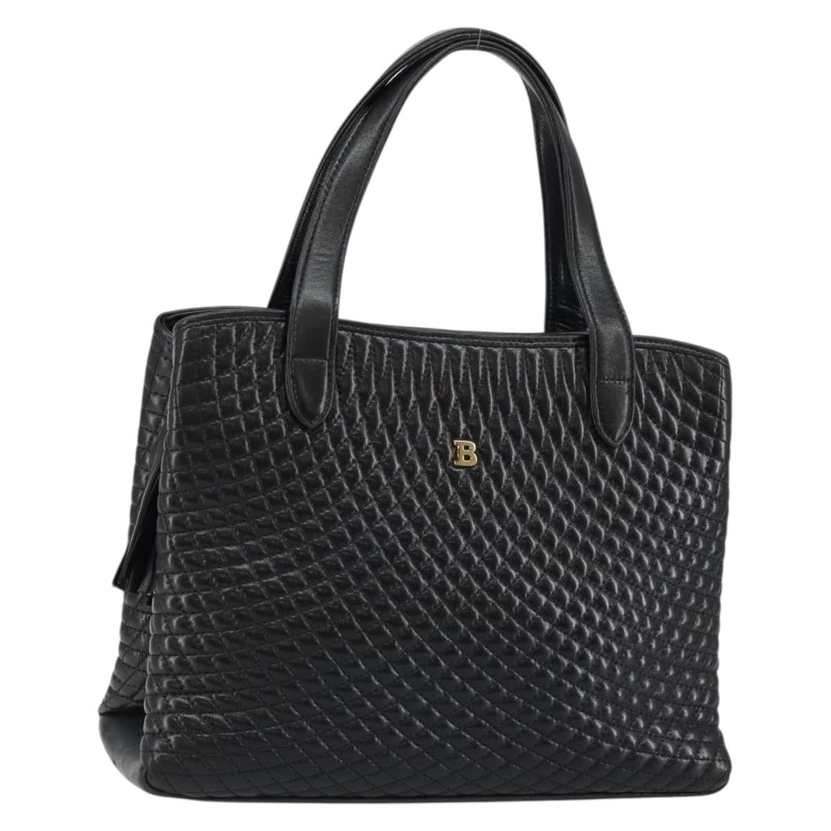Bally Vintage Handbag Quilted Leather