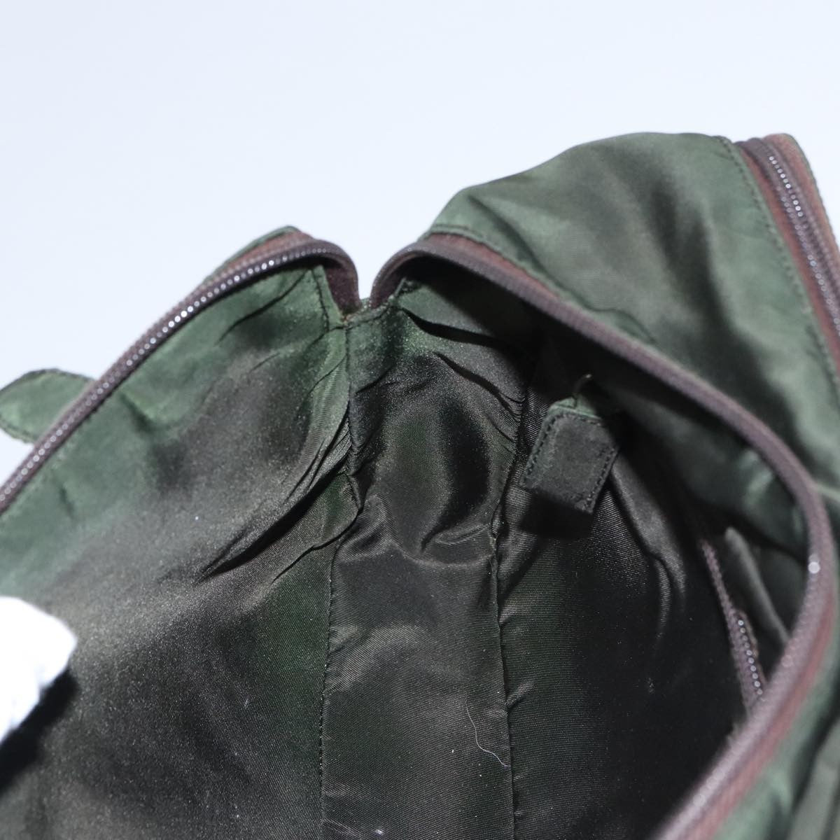 Prada Vintage Zip Handbag Tessuto