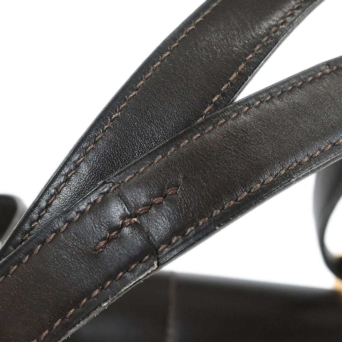 Hermes Vintage Shoulder Bag Embellished Leather