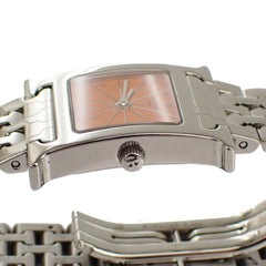 Hermes Arceau Chronograph Automatic Watch Stainless Steel and Alligator