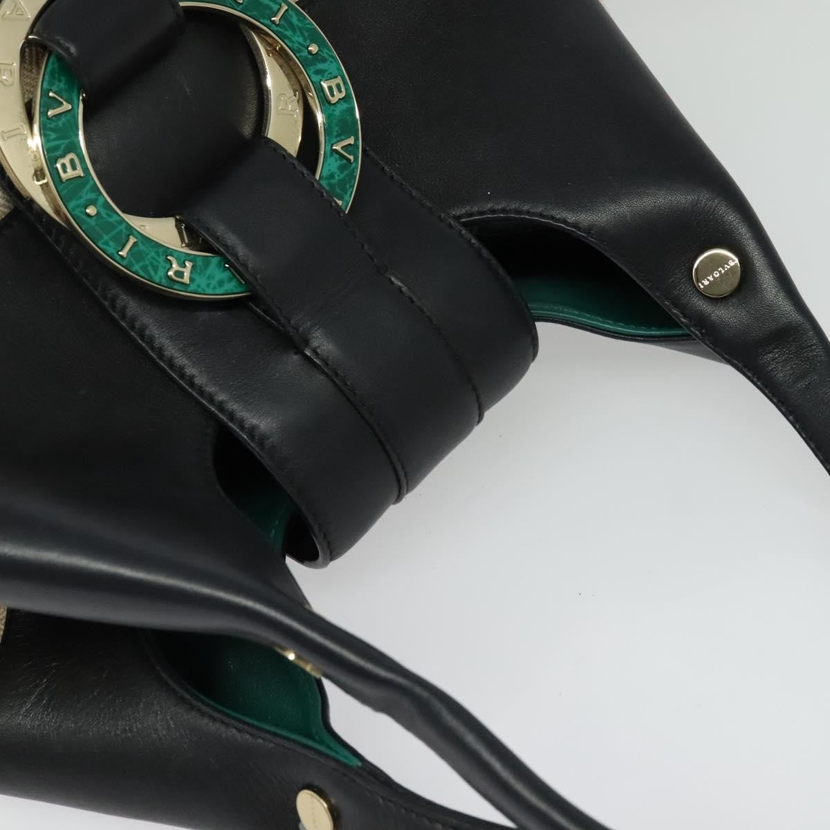 Bvlgari Chandra Hobo Canvas and Leather