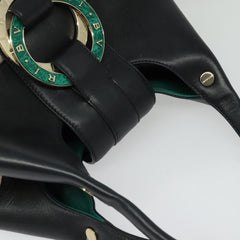 Bvlgari Chandra Hobo Canvas and Leather