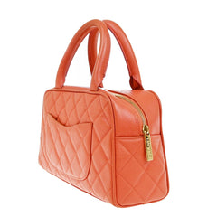 Chanel Timeless CC Bowler Bag Quilted Leather