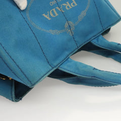 Prada Canapa Convertible Tote Canvas
