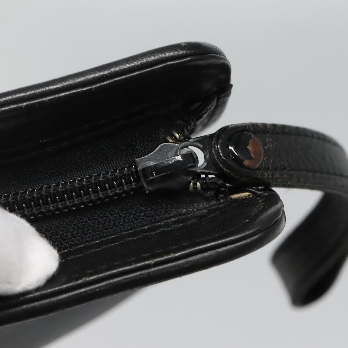 Burberry Zip Clutch Leather