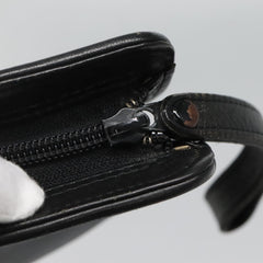 Burberry Zip Clutch Leather