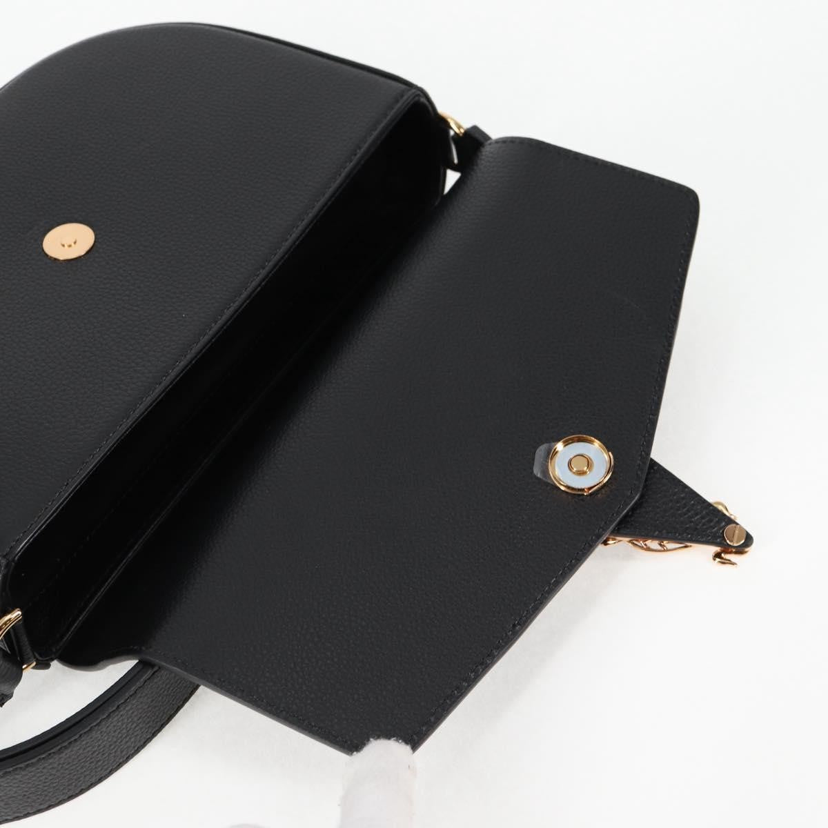 Versace Virtus Flap Messenger Bag Leather