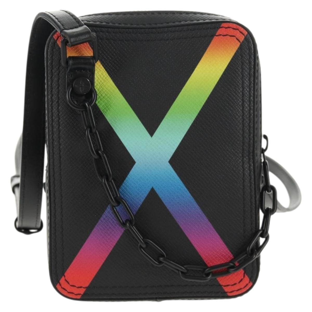 Louis Vuitton Danube Messenger Bag Rainbow Taiga Leather
