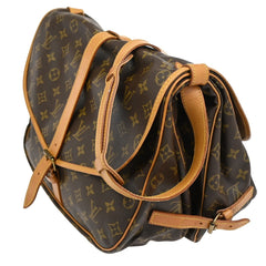 Louis Vuitton Saumur Handbag Monogram Canvas