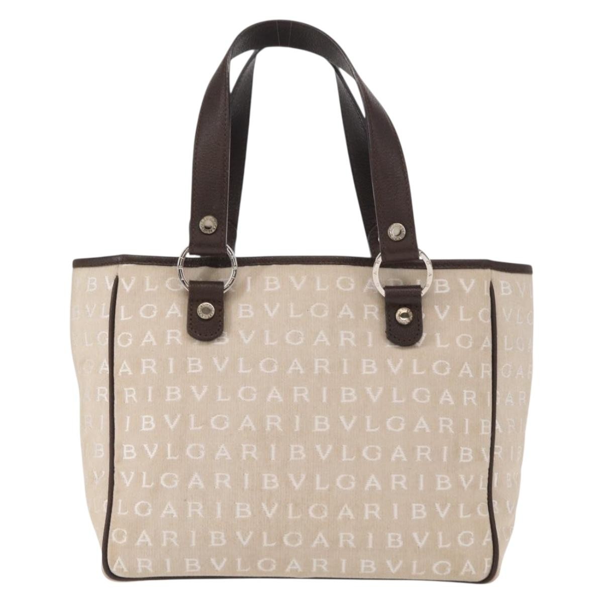 Bvlgari Logomania Handbag Canvas