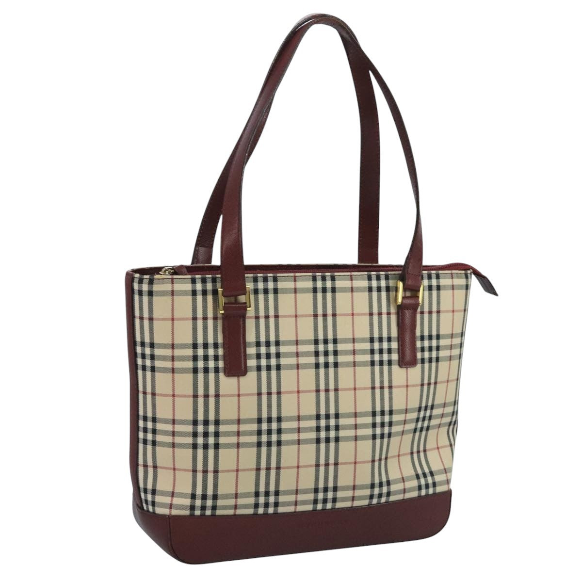 Burberry Nova Check Tote canvas check pattern