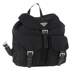 Prada Double Front Pocket Backpack Tessuto