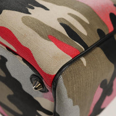 Christian Dior Polochon Satchel Limited Edition Anselm Reyle Camouflage Canvas