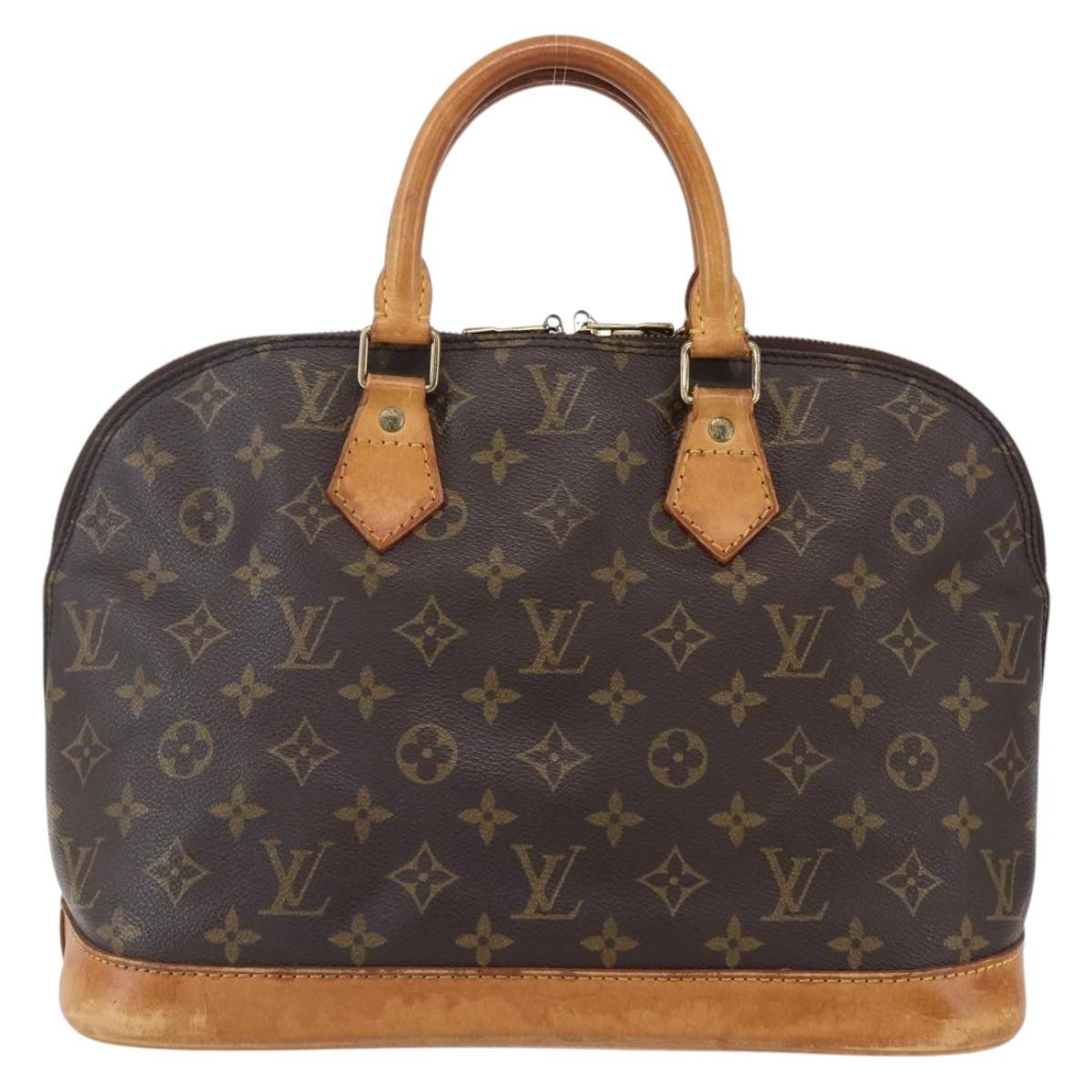 Louis Vuitton Vintage Alma Handbag Monogram Canvas