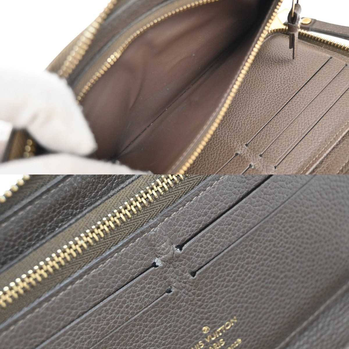 Louis Vuitton Zippy Wallet NM Leather Empreinte