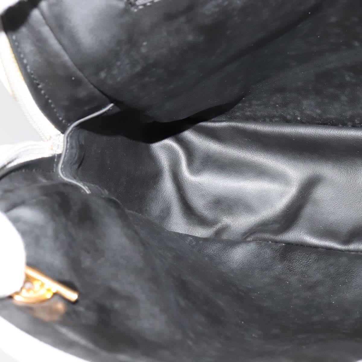 Bally Vintage Chain Shoulder Bag Quilted Leather