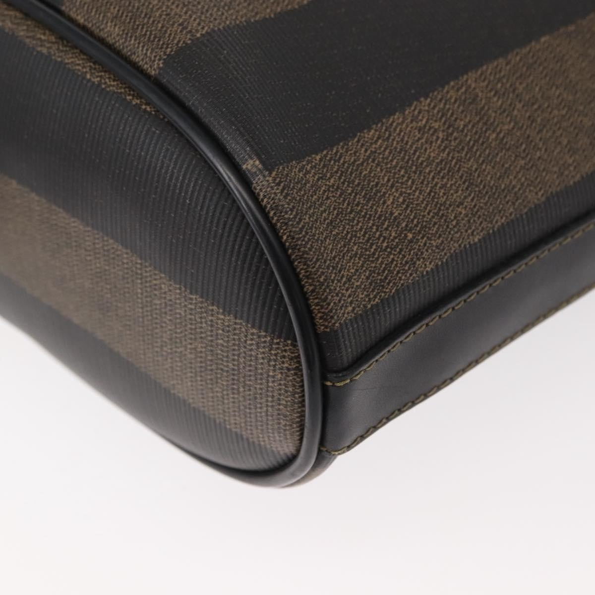 Fendi Pequin Shoulder Bag Canvas