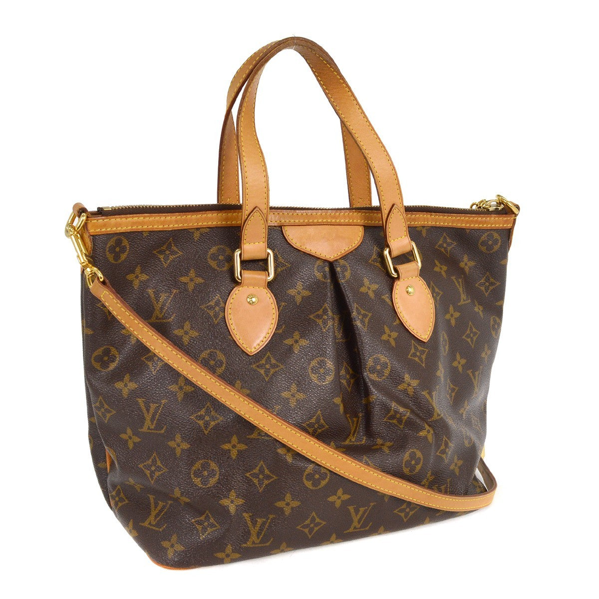 Louis Vuitton Palermo Handbag Monogram Canvas