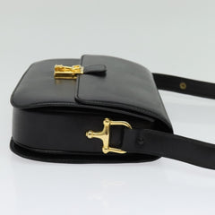 Celine Vintage Flap Shoulder Bag Leather