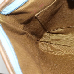 Salvatore Ferragamo Gancini Shoulder Bag Canvas