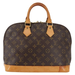 Louis Vuitton Alma Handbag Monogram Canvas