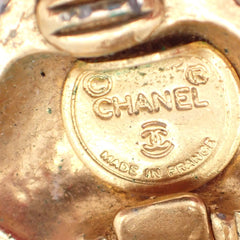 Chanel CC Rhombus Clip-On Earrings Metal