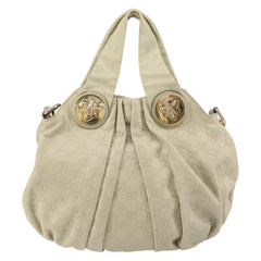 Gucci Hysteria Convertible Top Handle Bag Guccissima Leather