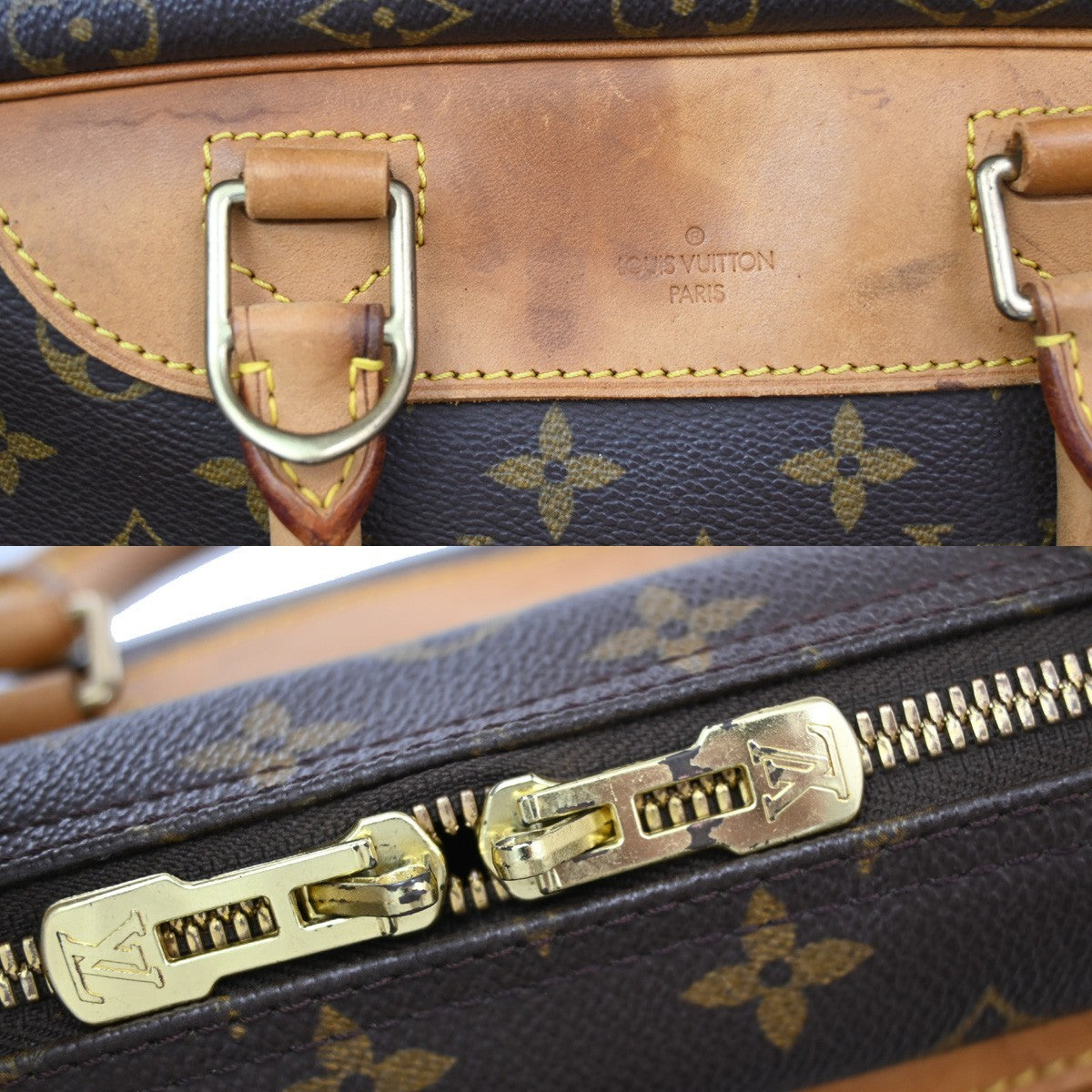 Louis Vuitton Deauville Handbag Monogram Canvas