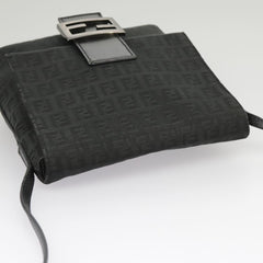 Fendi Mamma Baguette Shoulder Bag Canvas