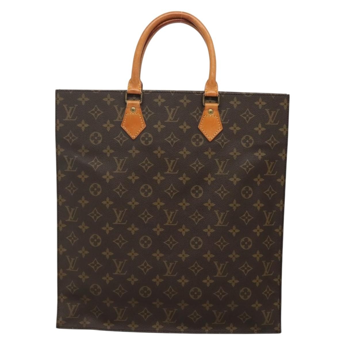 Louis Vuitton Sac Plat Bag Monogram Canvas