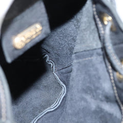 Fendi Logo Flap Drawstring Backpack Leather