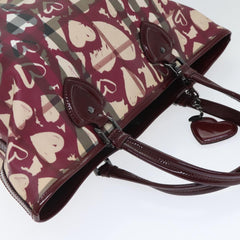 Burberry Open Tote Printed Canvas