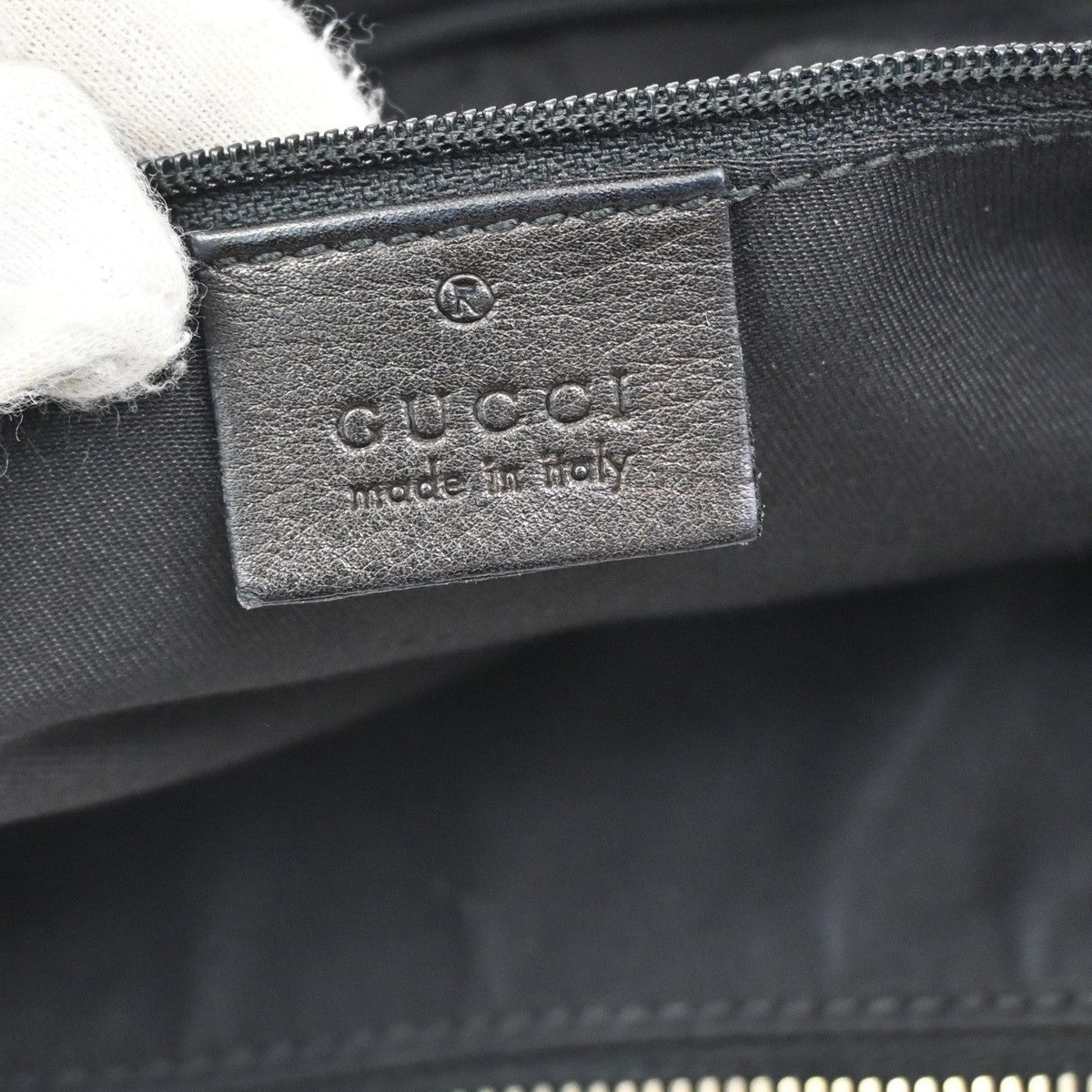 Gucci D Ring Hobo Leather