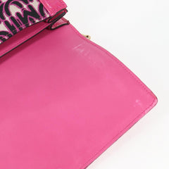 Miu Miu Chain Shoulder Bag Canvas