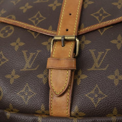 Louis Vuitton Saumur Handbag Monogram Canvas