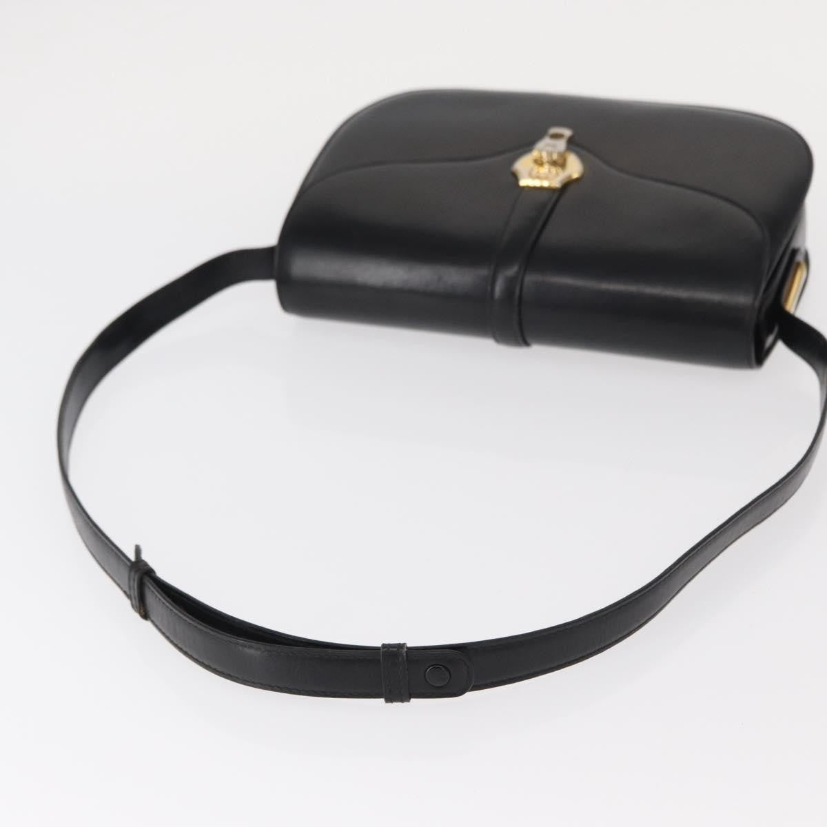 Gucci Vintage Flap Shoulder Bag Leather