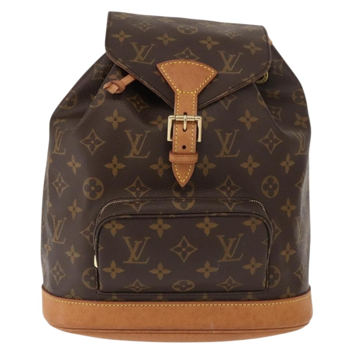 Louis Vuitton Vintage Montsouris Backpack Monogram Canvas